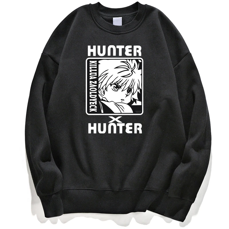 

Men Hoodies Sweatshirts Killua Zoldyck Hunter X Hunter Hxh Hunterxhunter Hunters Japanese Anime Crewneck Hoody Jumper Pullover