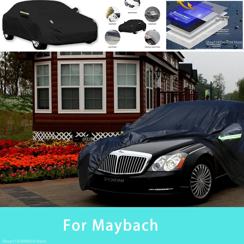 

For Maybach maybach Outdoor Protection Full Car Covers Snow Cover Sunshade Waterproof Dustproof Exterior Car accessories