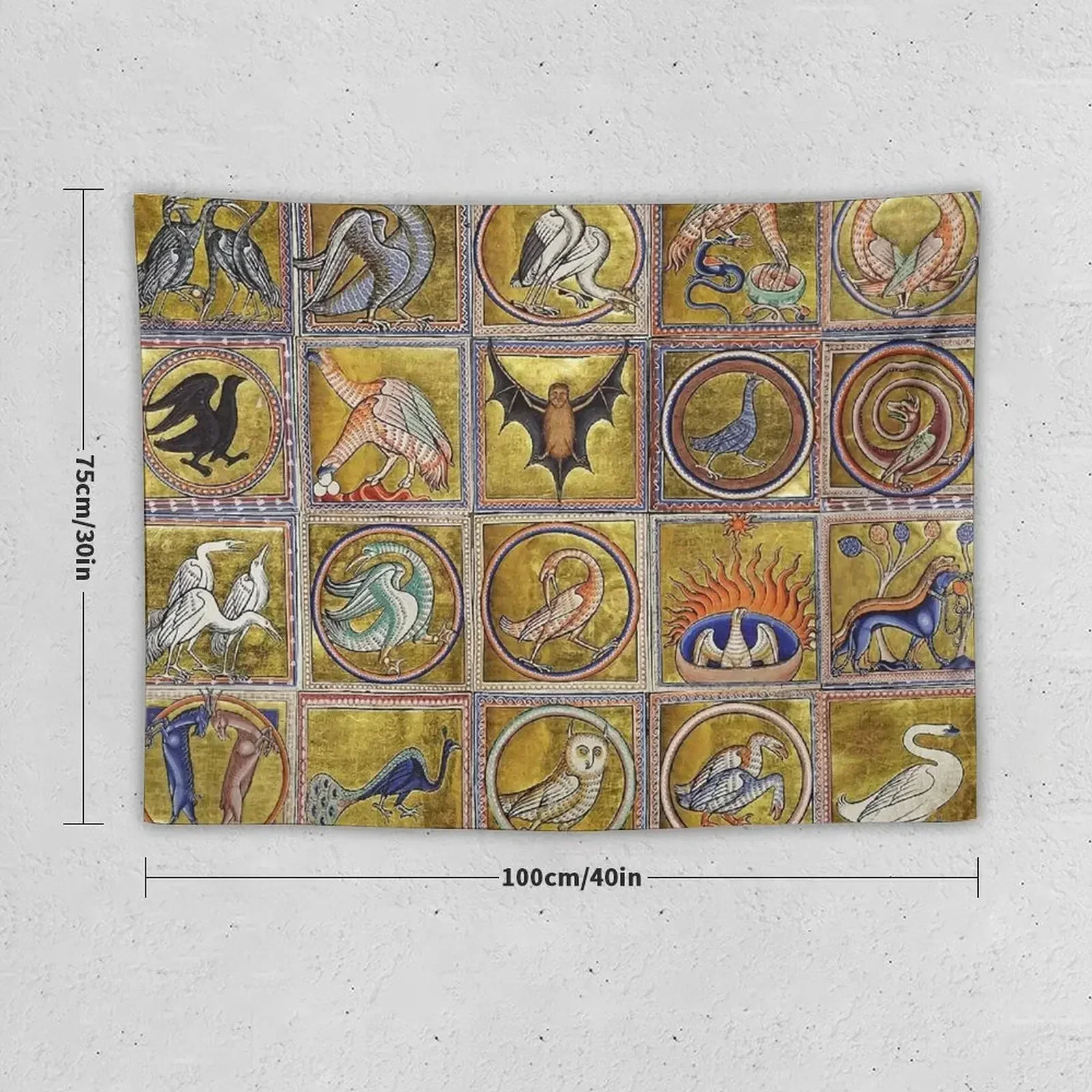 Гобелен Средневековый bestiary