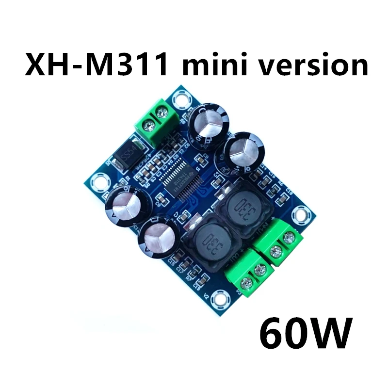 XH-M311 Mini TPA3118 цифровая плата усилителя звука модуль усилителя мощности звука Mono 60 Вт