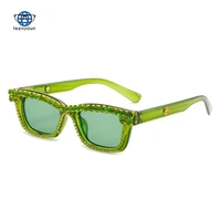 teenyoun new frame sunglasses luxury brand punk y2k colorful glasses diamond sun glasses gafas de sol