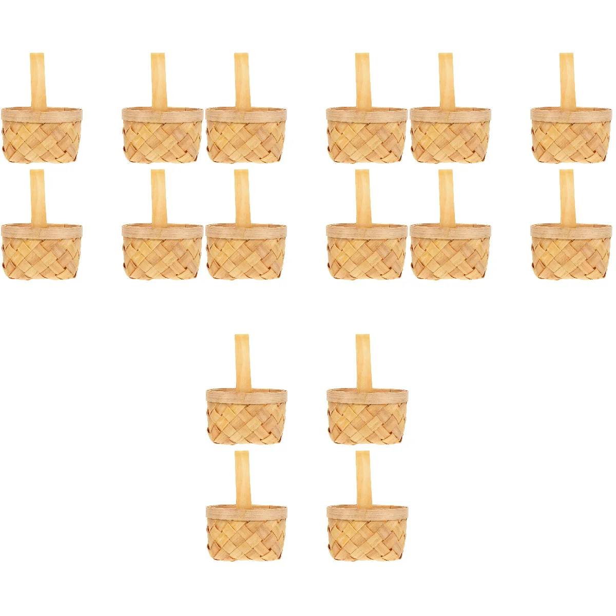

Basket Baskets Woven Mini Wood Wedding Flowercandy Holder Storage Ornament Toy Flowers Favor Kids Scene Chip Gift Party Craft