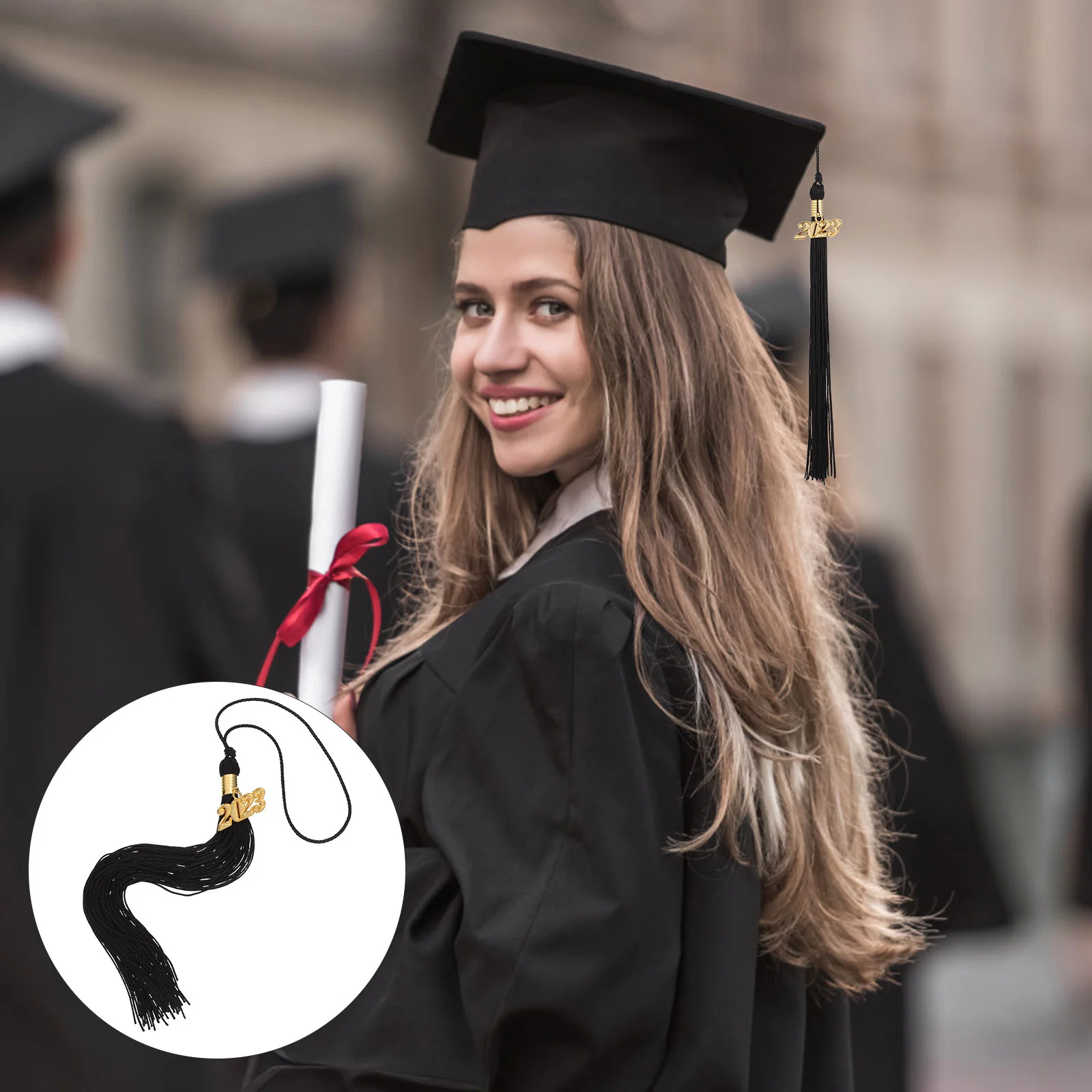 

10 шт., бахрома с бахромой для выпускного сезона