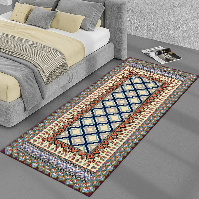

Classical European Rugs Bedroom Bedside Rugs Retro Persian Style Printed Living Room Rugs Sofa Rugs Hotel Room Floor Mats