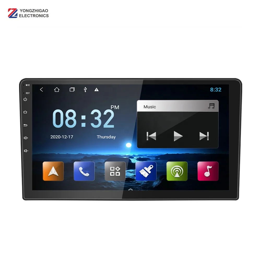YZG 2 Din 9 Inch Touch Screen Android GPS Navigation Cheap Universal CD Stereo Radio Car DVD Player for Sale |