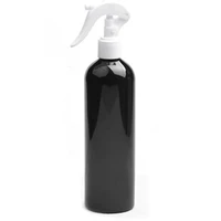 300ml black color plastic water spray bottlesprayer watering flowers spray bottle with white trigger sprayer