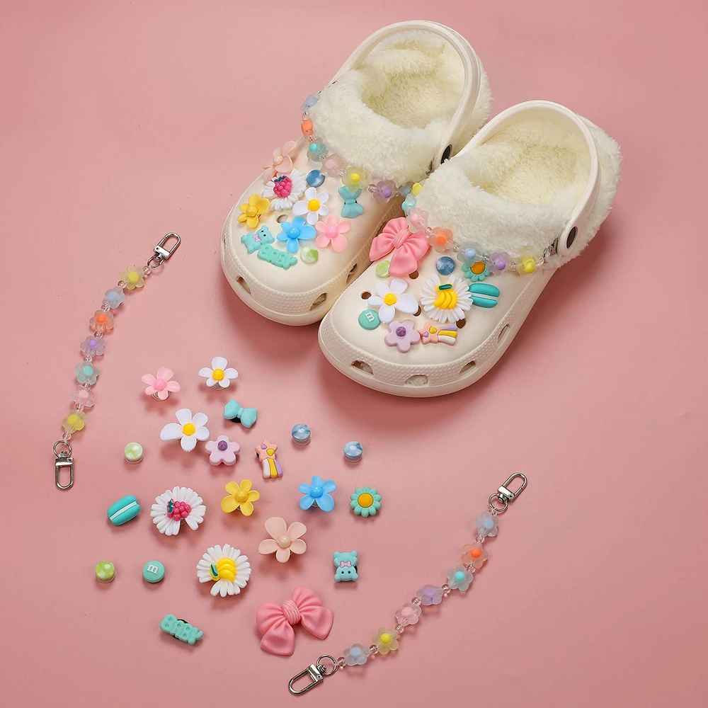 

Украшения для обуви, застежка на цепочке, шнурок хорошего качества из АБС-пластика, милые Подвески, тапочки «сделай сам», Мультяшные аксессуары