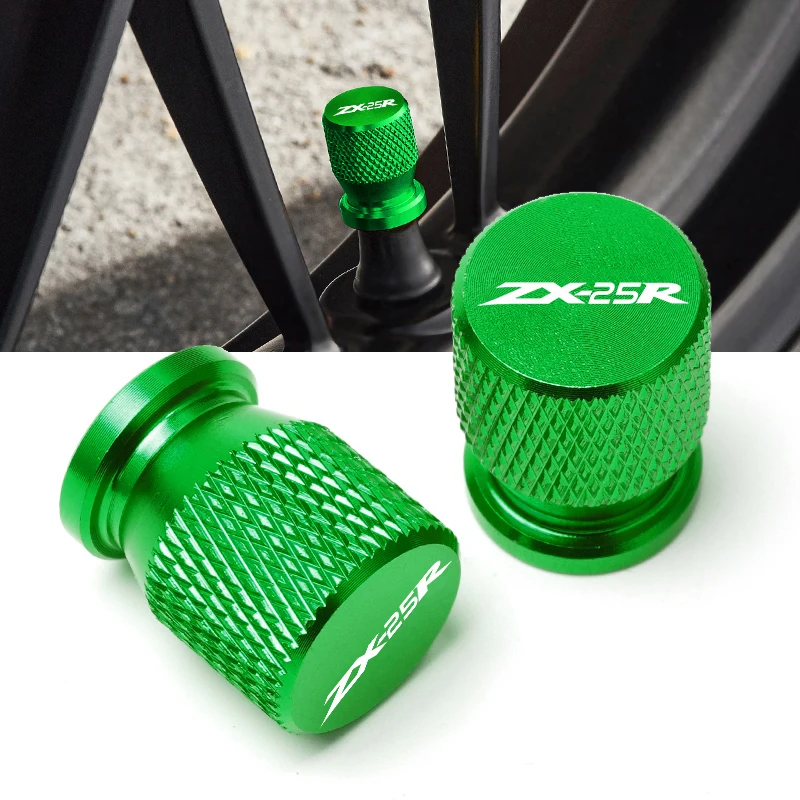 

For Kawasaki NINJA ZX-25R ZX 25R ZX25R 2020-2021 Motorcycle Accessorie Wheel Tire Valve Stem Caps CNC Airtight Covers