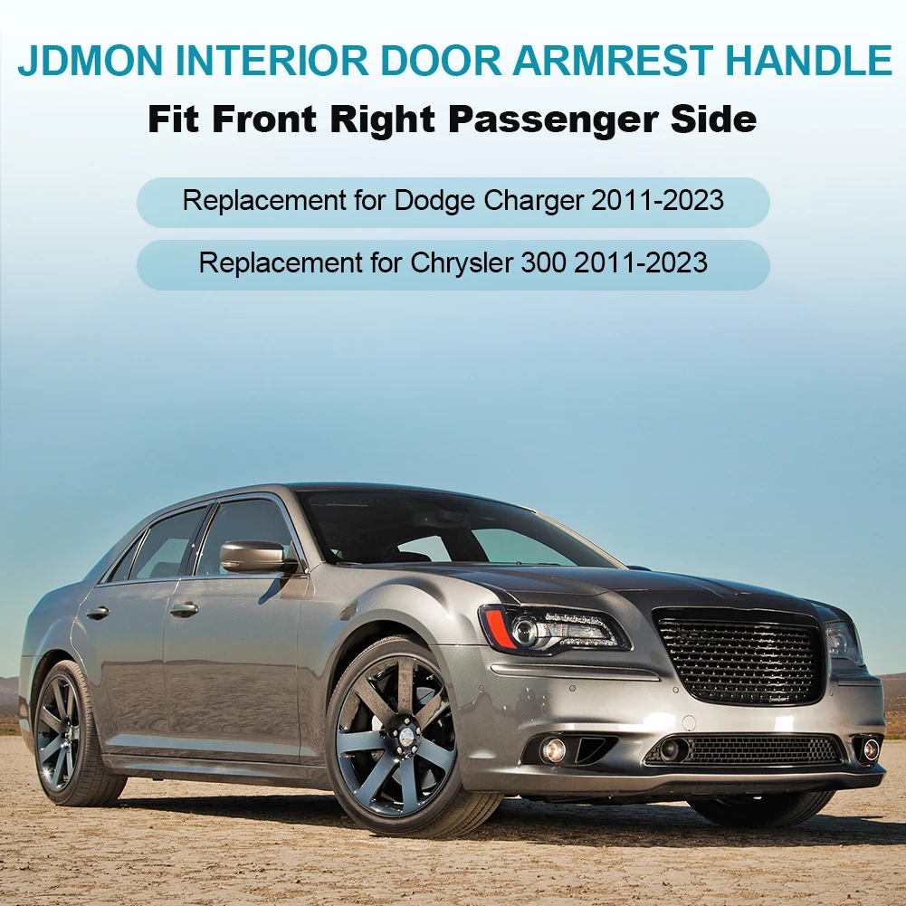 wa wewnętrzna klamka drzwi samochodu po stronie kierowcy do Dodge Charger Chrysler 300 2011-2023 Podłokietnik wewnętrznych pasażera 1WK36DX9-AB