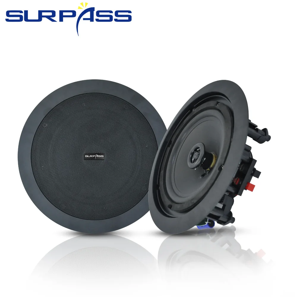 Home Theater Ceiling Speaker 6 Inch 30W Coaxial Passive Speakers Flush Mount In Ceiling Music Loudspeaker for Restaurant Store