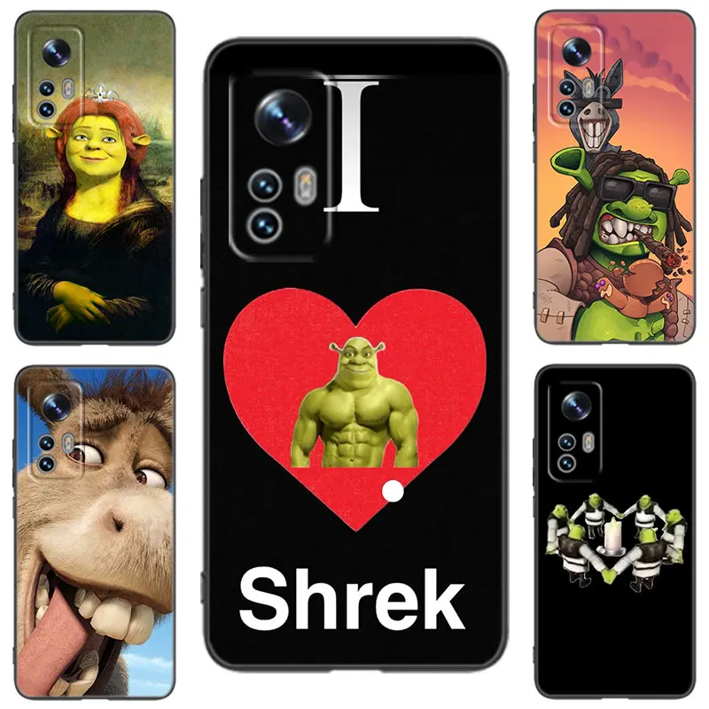 Movie Anime Shreks Art Phone Case For Xiaomi 10 11 13 12 Lite NE 9T 10T 11T 12T 12S 13T 14 Pro 9 SE 10i 11i 12X Civi 2 3 4 5G