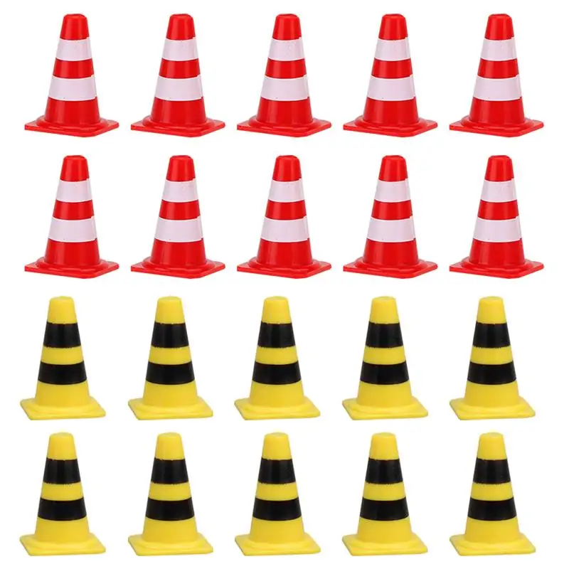 

60pcs Kids Early Education Props Children Traffic Prop Cognitive Toys Traffic Signs Plaything Simulation Roadblock Models