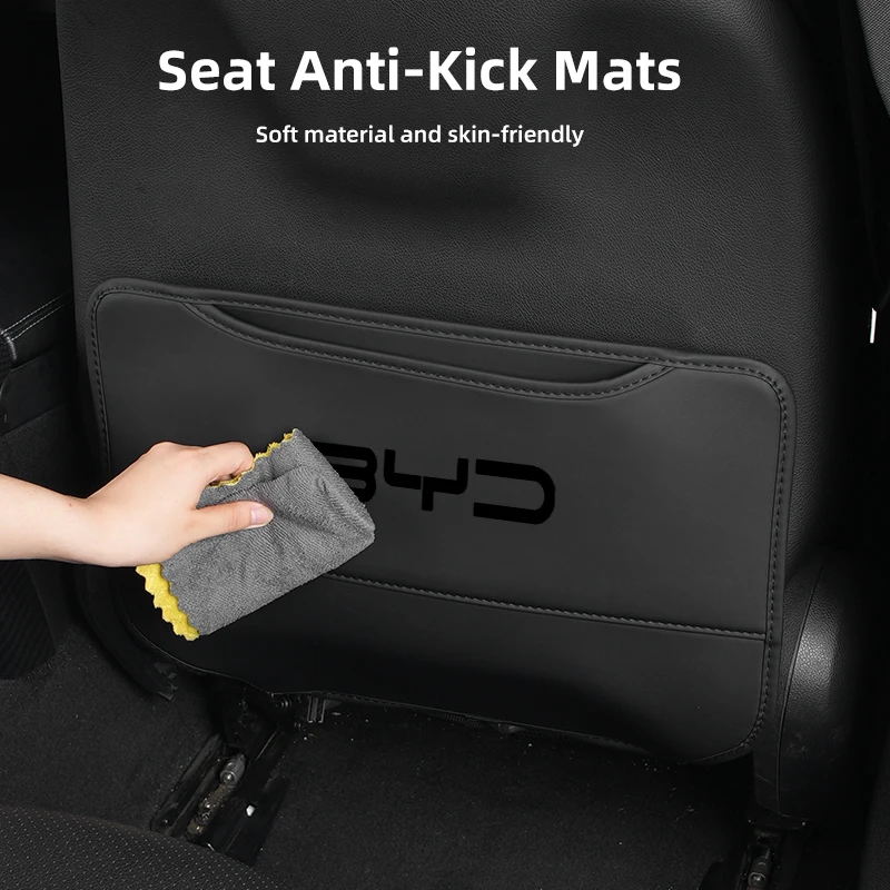 Защита спинки автомобильного сиденья противоударная накладка органайзер для
