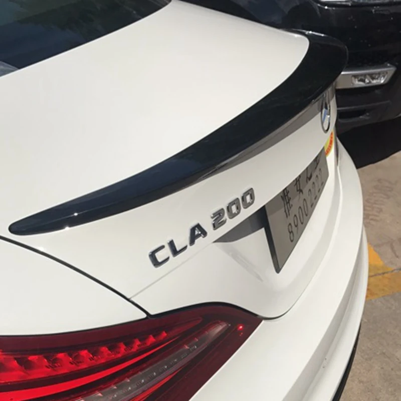 Для Mercedes Benz CLA Class W117 C117 спойлер из настоящего углеродного волокна Автомобильный