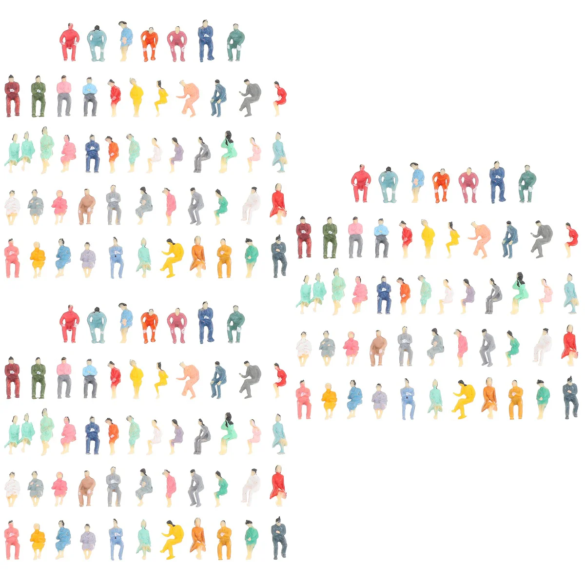 

300 шт., миниатюрные настольные игрушечные фигурки людей