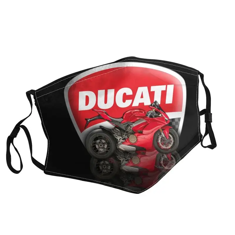 

Speed Ducati Breathable Mouth Face Mask Adult Unisex Italian Motorcycle Mask Anti Dust Protection Cover Respirator Muffle