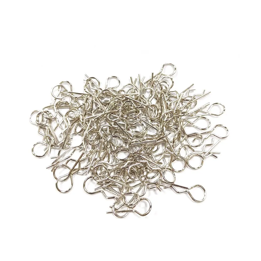 

Universal Stainless Steel Body Shell R Clips Pin For 1/8 RC Model Car For HSP Redcat HPI Himoto Spare Parts