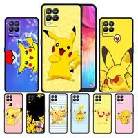 pikachu the baby cute for oppo gt master find x5 x3 realme 9 8 6 c3 c21y pro lite a53s a5 a9 2020 black phone case cover capa