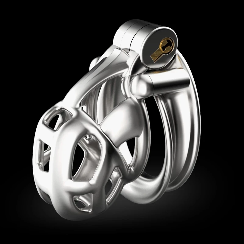 

Stainless Steel Python V6 3D Design Male Chastity Device Cobra Cock Cage Python-shaped Penis Ring Chastity Cage Sex Toys For Men