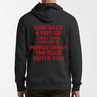 keep back 6 feet or i will turn around hoodies 2022 sarcasm funny sayings hooded sweatshirt casual soft pullover for women men
