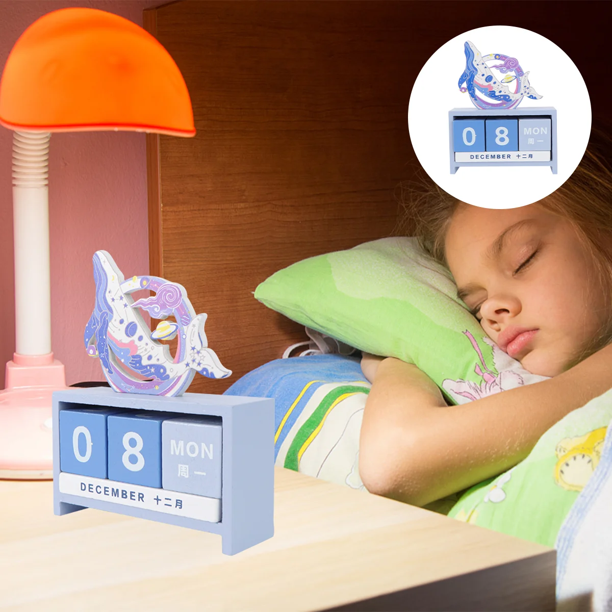 

Офисное украшение, настольный календарь, деревянный Рабочий стол, Astetic Room, портативный стоячий Топпер