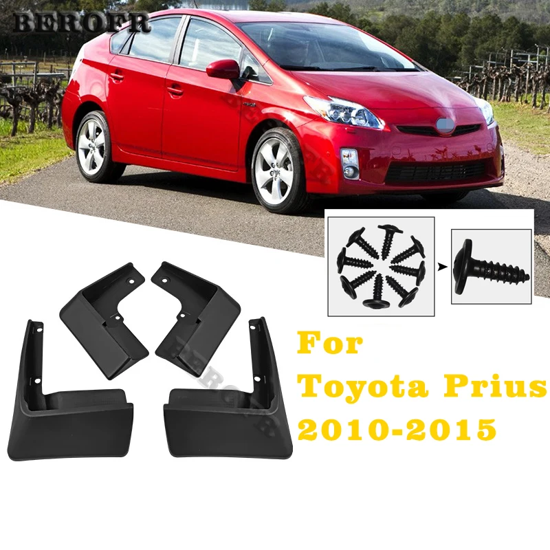 

Брызговики для Toyota Prius 3rd XW30 2010-2015, брызговики от грязи, брызговики, передние и задние брызговики, автомобильные аксессуары