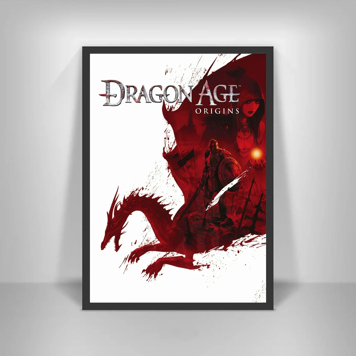 

Dragon Age Origins Game Poster Art Canvas Poster Prints Home Decoration Wall Painting (No Frame)