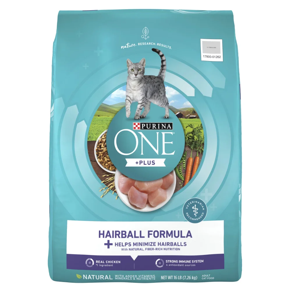 

OIMG +Plus Hairball Formula Chicken Dry Cat Food, 7 Lb Bag