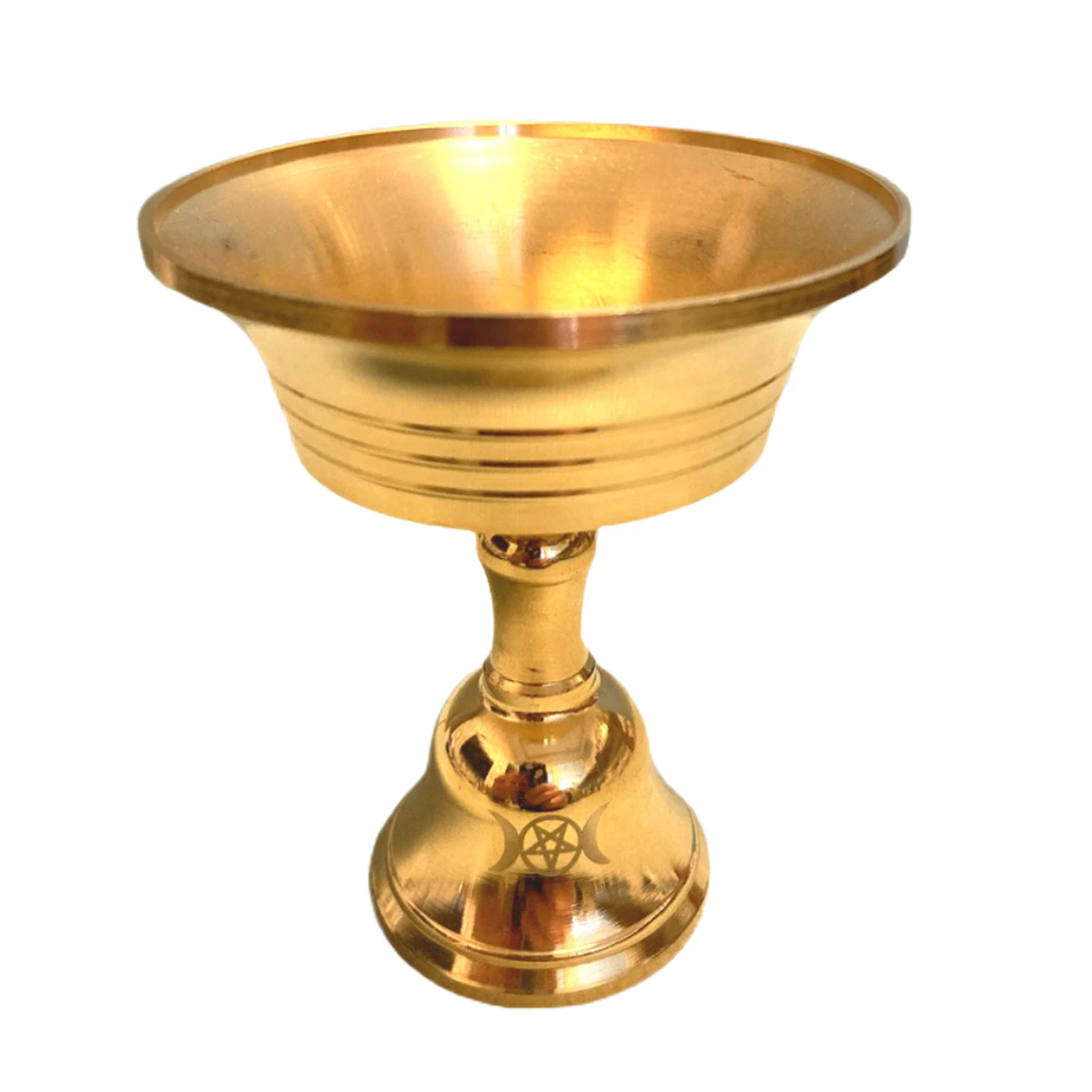 

Brass Oil Lamp Holder Ghee Lamp Butter Lamp Holder Golden Cup Candle Candlesticks Tibetan Buddhist Altar Supplies Candle Holder