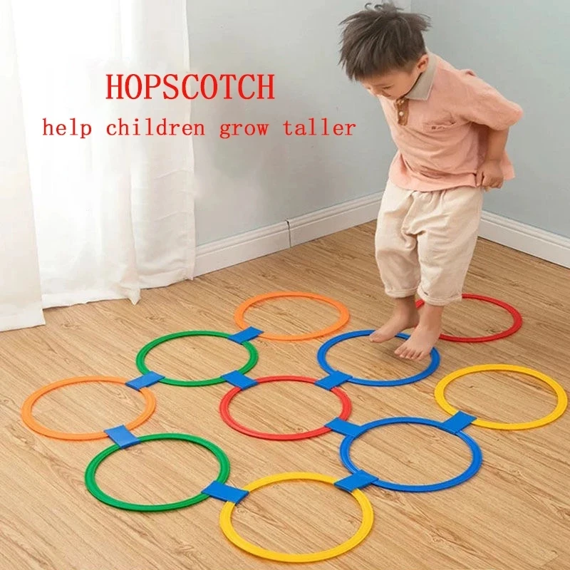 

Hopscotch Ring Kids Games Sensory Play Toys Jumping For Children Outdoor Fun And Sports Juegos Para Niños игрушки для детей