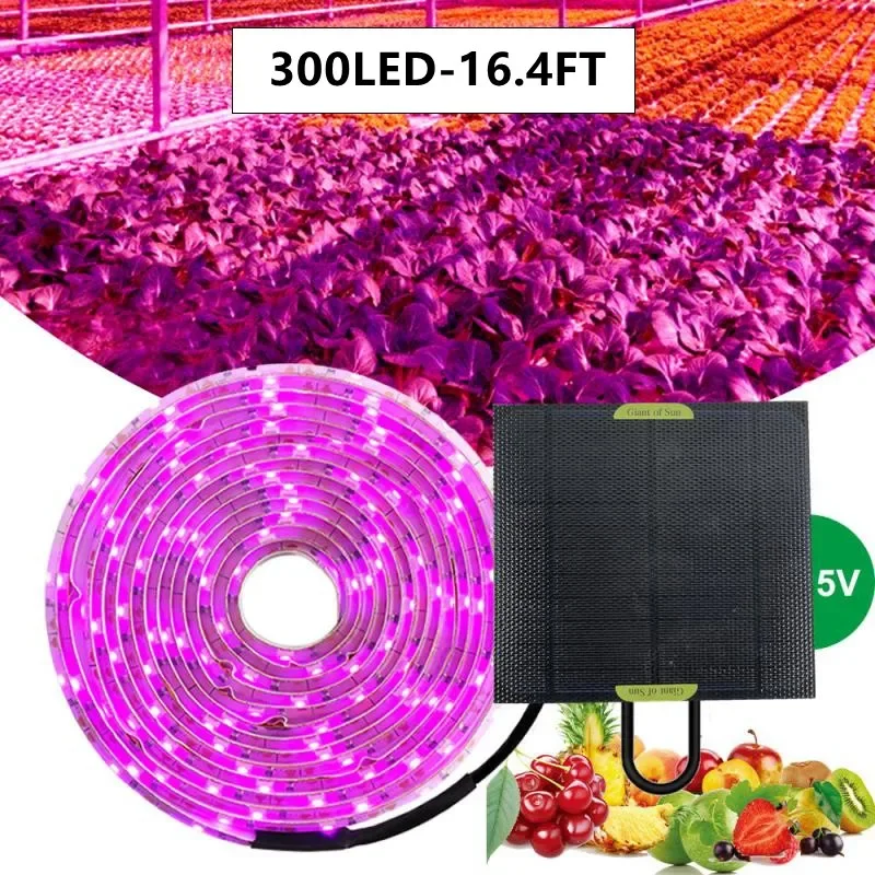 

Солнечная светодиодная лента Dreamburgh для растений 20 Вт