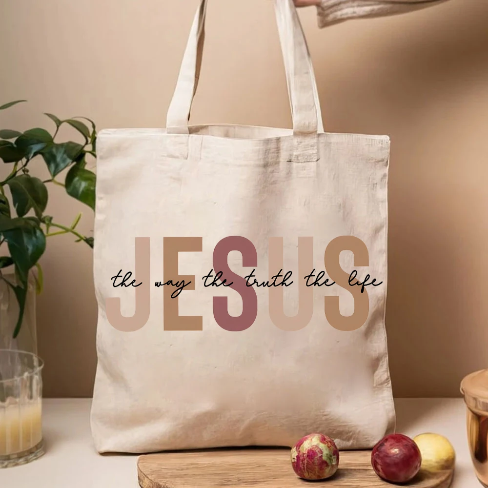 Esus The Way Truth Life Сумки для женщин Христианские сумки Ретро христианские сумки-тоут с
