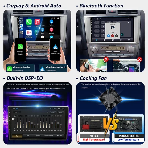 Автомобильный радиоприемник-мультимедийный плеер Android 14 для Mitsubishi Pajero 4 V80 V90 2006 2007-2016 DSP Стерео GPS-навигация IPS-экран WiFi