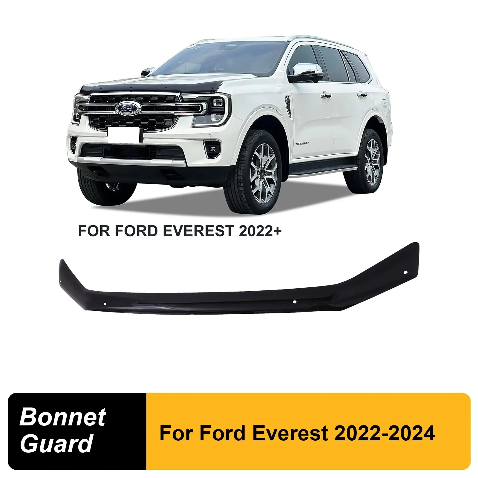 Передняя защита от ошибок дефлектор капота для Ford Everest 2022 2023 2024 4X4 автомобильные