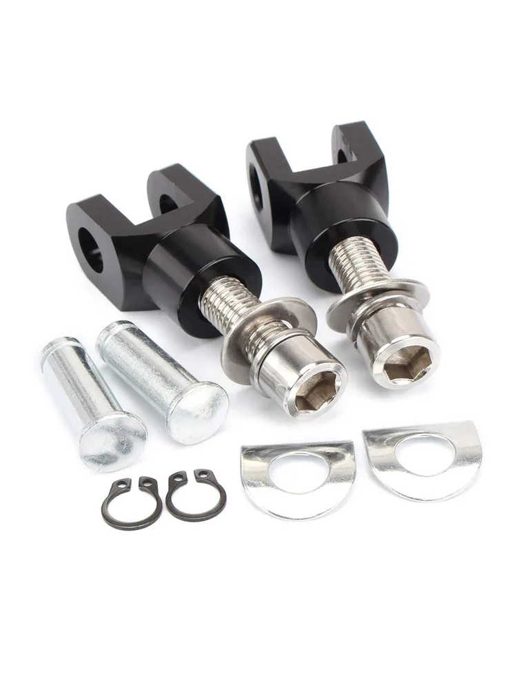 

Подставка для ног мотоцикла, крепление для ног, скоба с отверстием для Harley Softail FXST Low Rider Sport Glide FXR Black