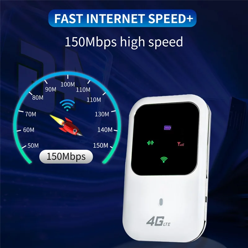 Карманный Wi-Fi-маршрутизатор MiFi 4G Wi-Fi-модем 150 Мбит/с автомобильный мобильный Wi-Fi