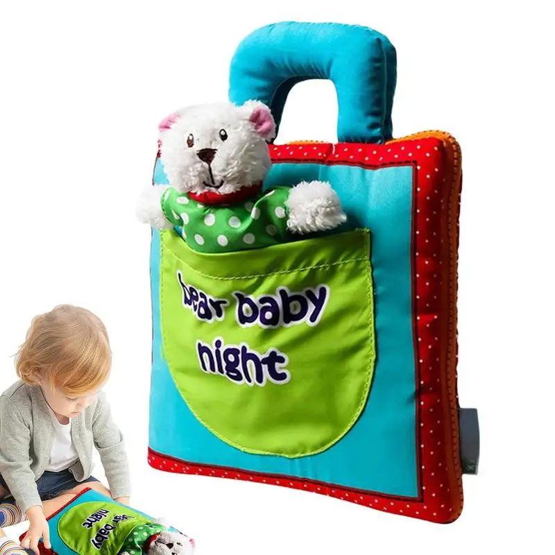 

Crinkle Books Baby Toys Soft Cloth Books Baby Intelligence Development Infant Educational Stroller Rattle Toys Baby Toys