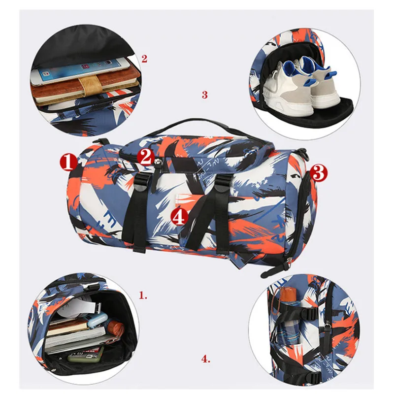 Мужские сумки для тренировок в тренажерном зале большая дорожная атлетика