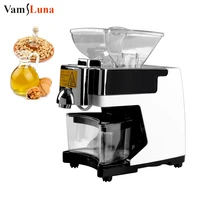 home use mini stainless steel peanut oil press machine hot and cold sunfloweralmondsoybean oil extractor expeller presser