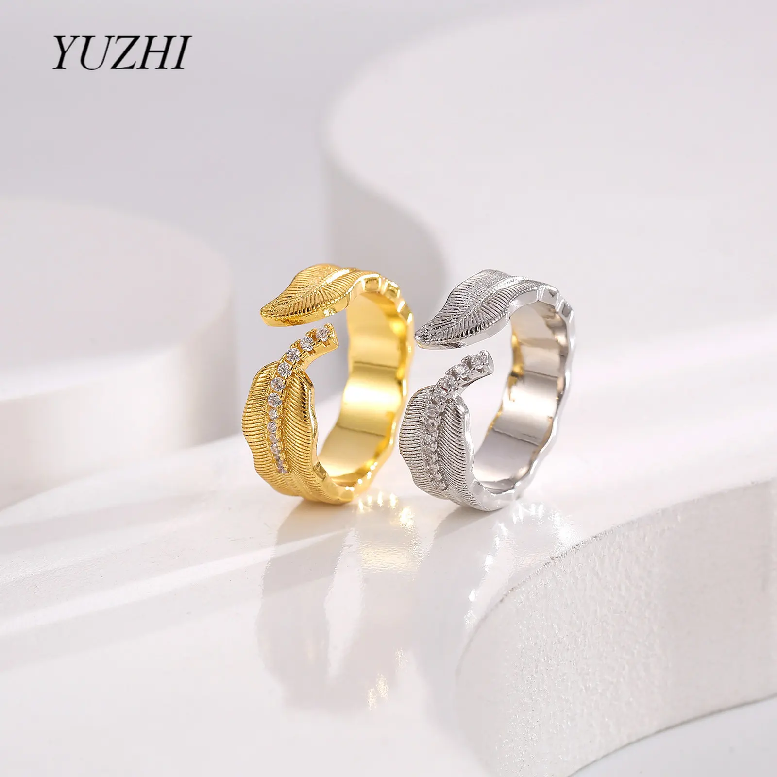 

Korean Version Of Zircon Ring Female Design Sense Niche Simple Tide Ring Pair Ring Couple Jewelry Female Small Gift