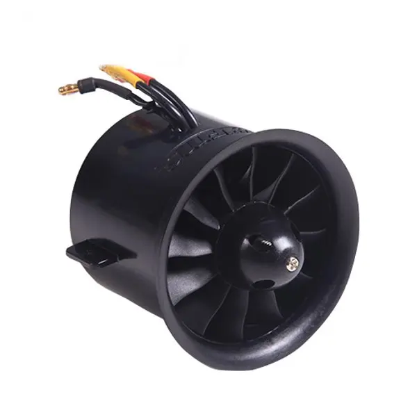 FMS 70mm V2 12-Blades Ducted Fan EDF with 2845 KV2750 4S Motor for RC Airplane Ducted Fan Plane Replacement DIY Parts
