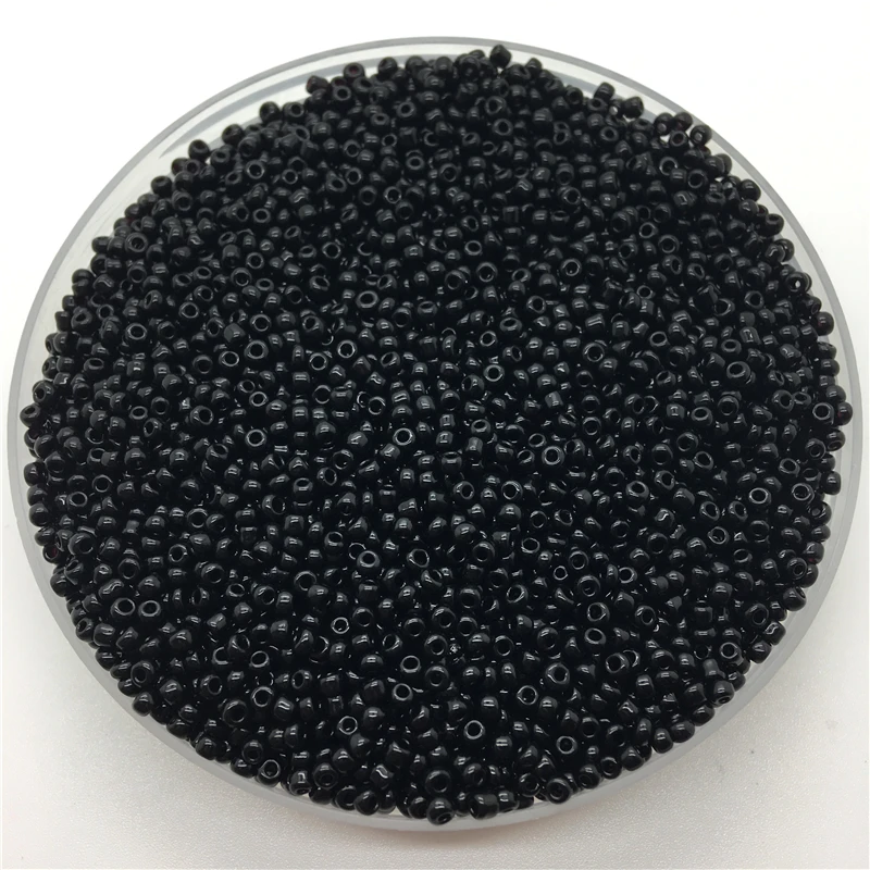 

2mm 3mm 4mm Black Charm Czech Glass Seed Beads DIY Bracelet Necklace For Jewelry Making DIY Accessories