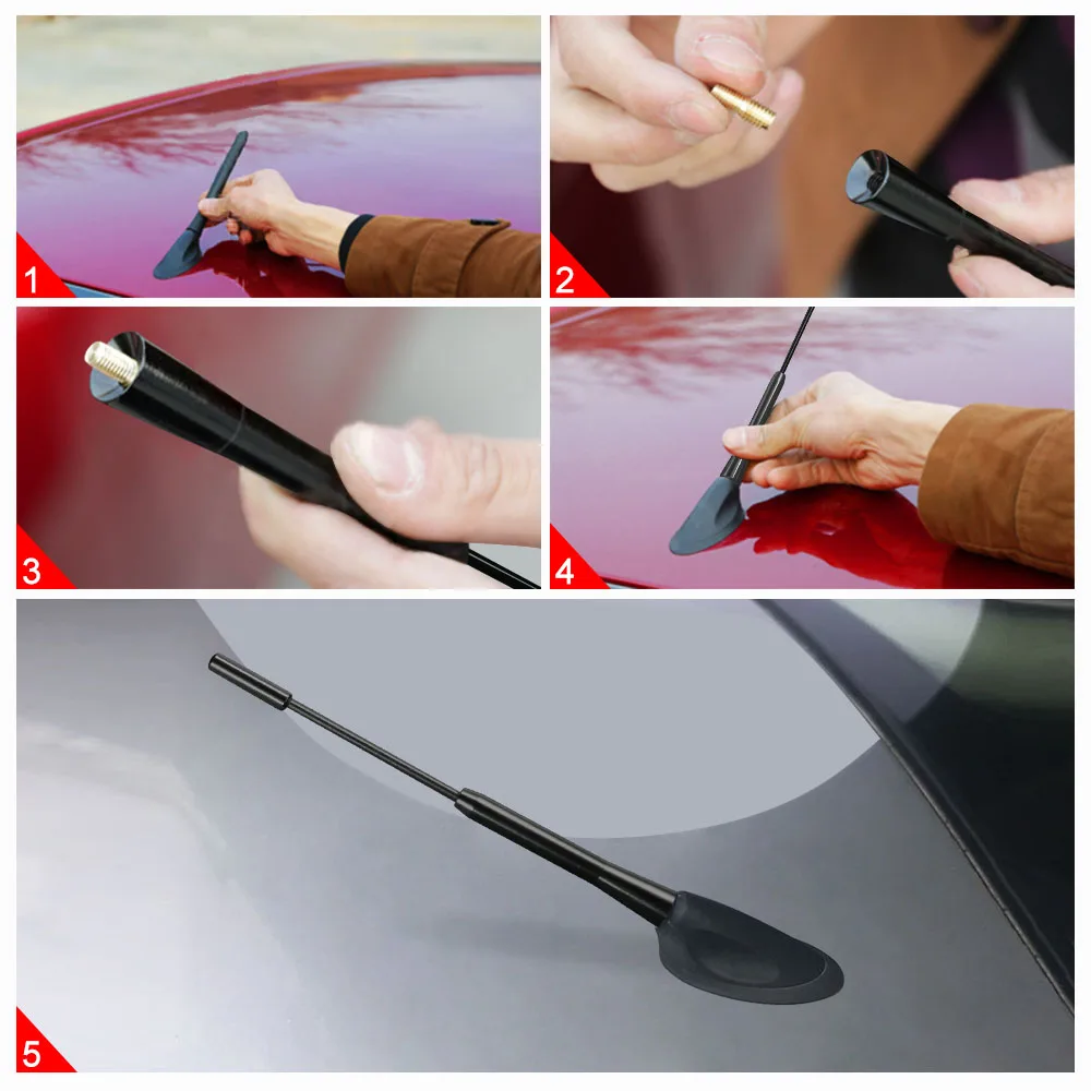 Радиоантенна на крышу автомобиля 17 см длинная антенна с сильным сигналом для Smart