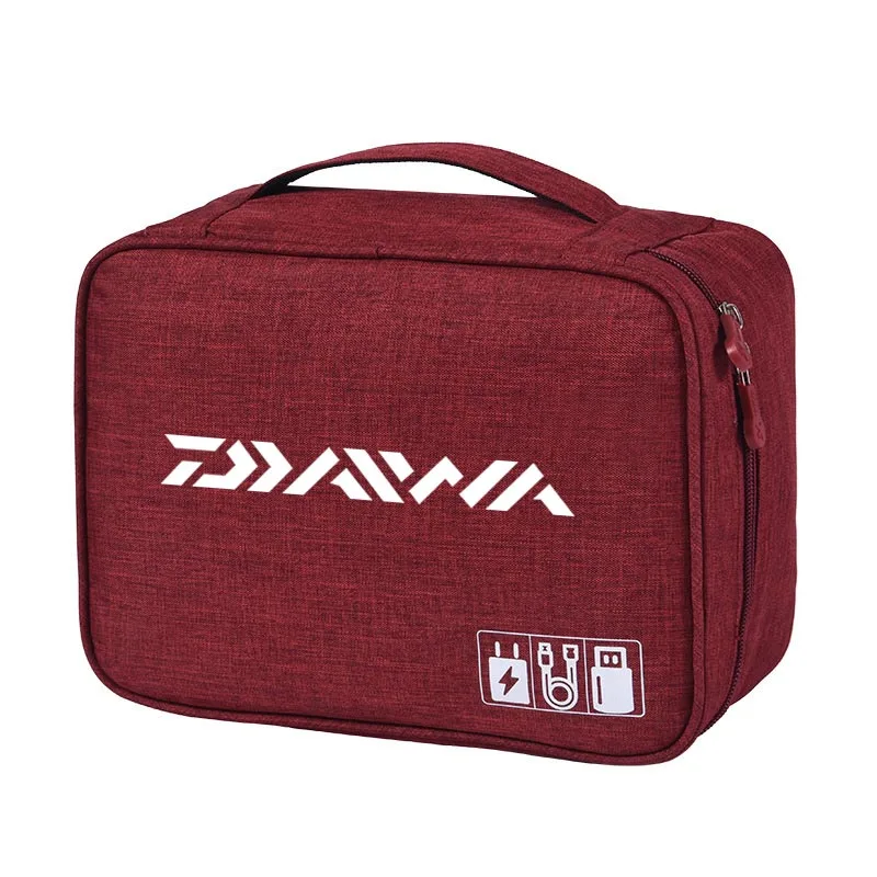 

Outdoor Sports Men Multi-Purpose Fishing Bag Large Capacity Detachable Waterproof Adjustable Portable Fishing Reels Storage Case