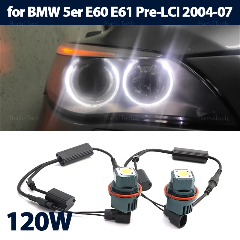 

Габаритные огни Angel Eyes, сменсветильник лампа для BMW 5 серии E60 E61 Pre-LCI 520i 523i 525i 528i 530i 535i 04-07