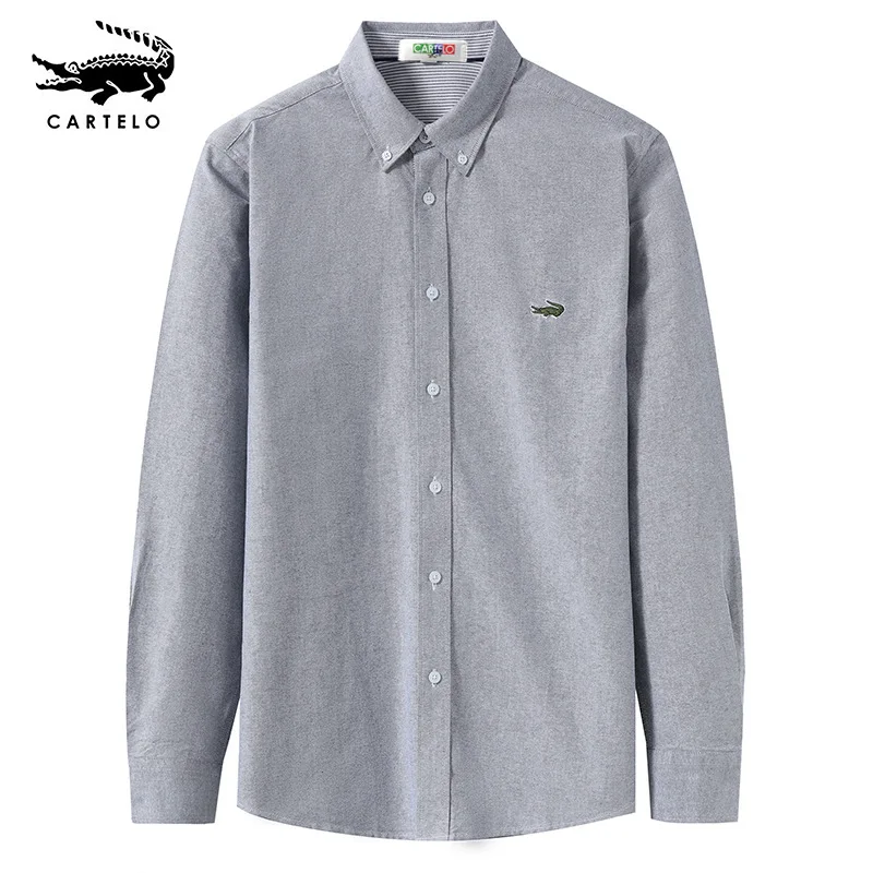 

Cardiole Crocodile Men's Casual Shirts Business Shirts Men's Business Travel Clothes Mature Tops