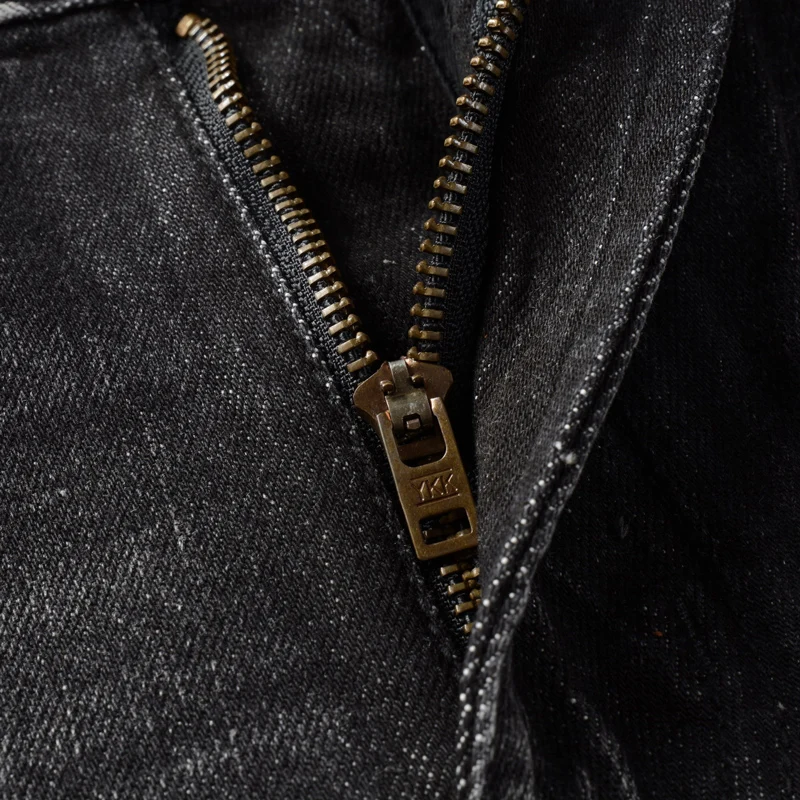 Fashion Designer Men Jeans Retro Black Gray High Quality Elastic Slim Fit Ripped Jeans Men Trousers Vintage Denim Pants Hombre