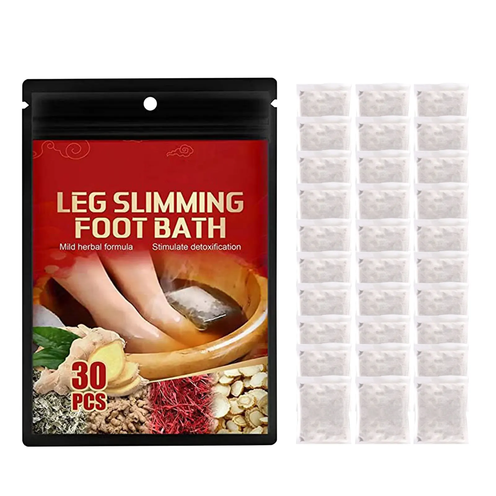 

Lymphatic Drainage Ginger Foot Soak Ginger Foot Soak Medicine Bag Leg Slimming Foot Bath To Calf Muscles Reliever And Foot