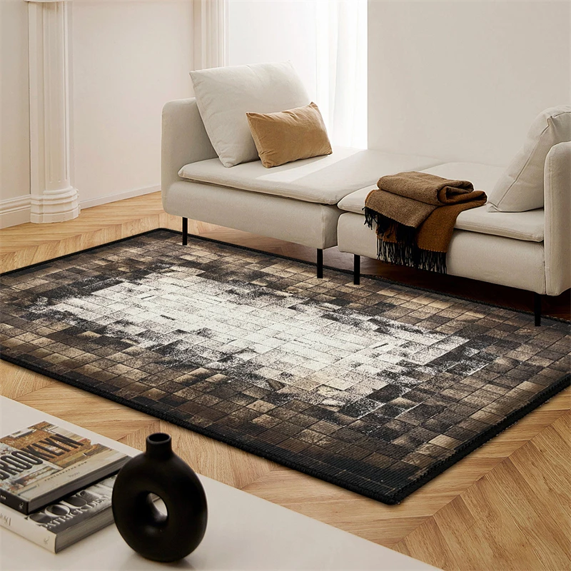 

Retro Anti-Slip Sofa Carpets for Living Room Kitchen Entryway Carpet Dirt Resistant Easy To Clean Area Rug Absorbent Bath Mat