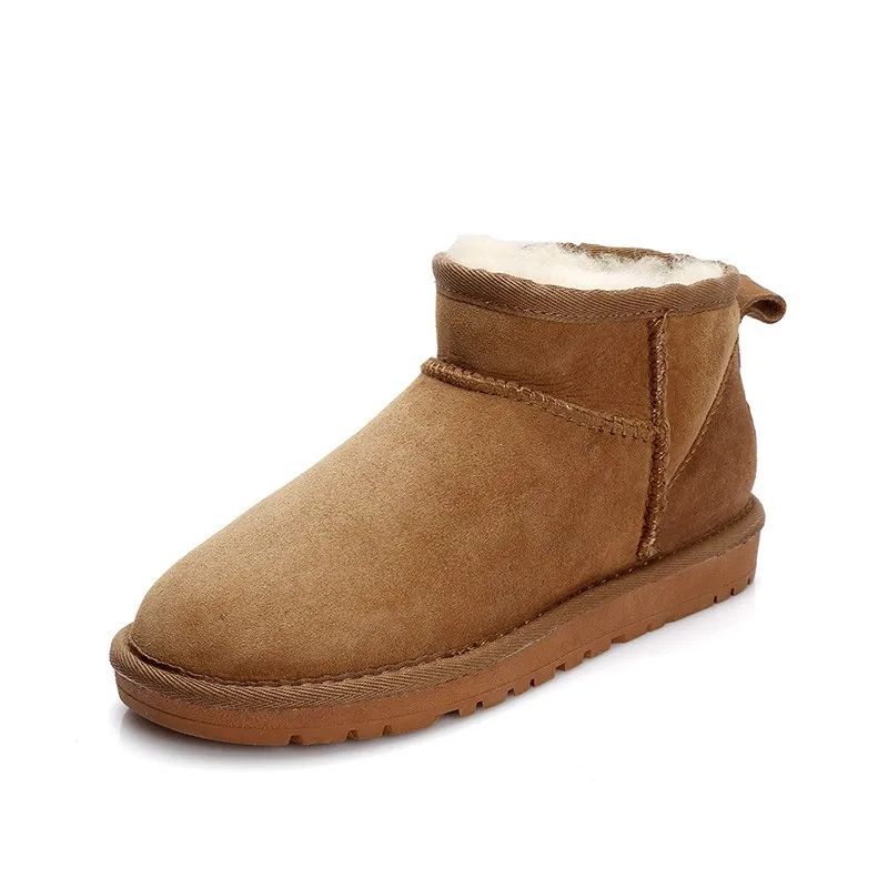 

Новые зимние ботинки для женщин, зимние ботинки на платформе, водонепроницаемые теплые плюшевые ботильоны, Дамская Нескользящая хлопковая ...